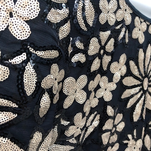 LOUCHE Gold Sequin Mini Dress - Picture 5 of 11